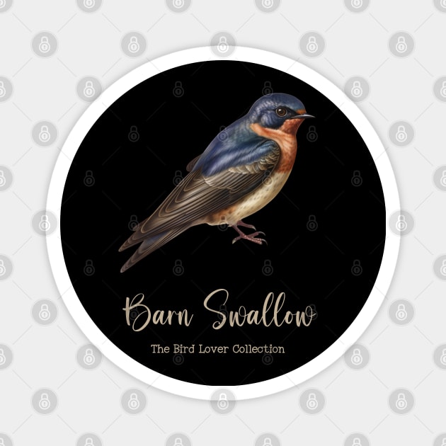 Barn Swallow - The Bird Lover Collection Magnet by goodoldvintage